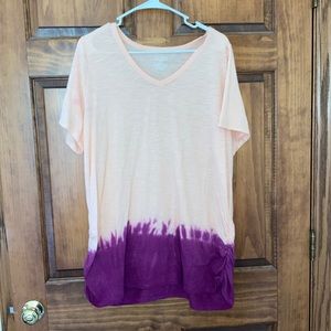 Lane Bryant size 18/20 Ruched sides tee shirt. Excellent condition